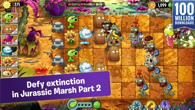Plants vs. Zombies 2: Jurassic Marsh Part 2 Quick Walkthrough and Strategy Guide