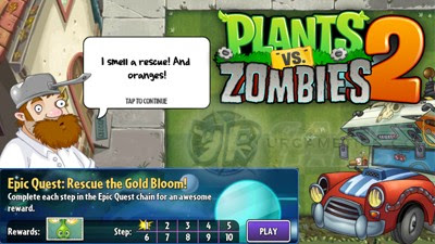 Plants vs. Zombies 2 Epic Quest: Rescue the Gold Bloom Walkthrough Guide