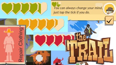The Trail: How To Avoid Red Color Hearts (Fast Stamina Drain)