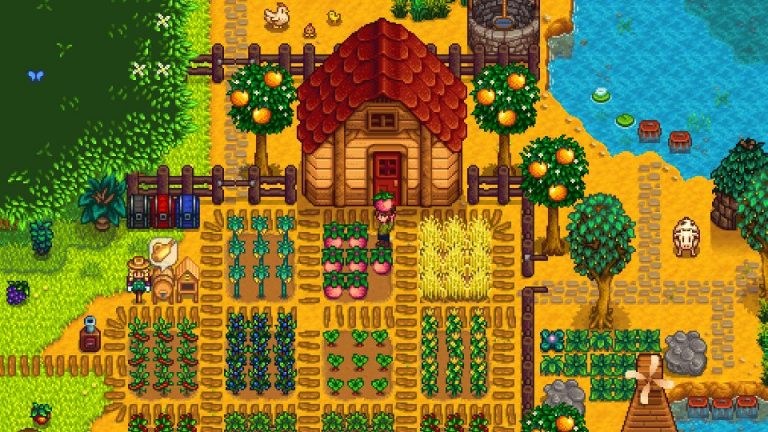 Cozy farming game screenshot
